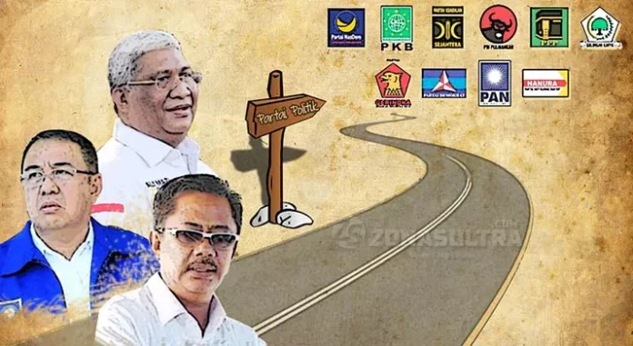 Pemilihan Gubernur Sultra, Romantika Politik Perjalanan Tiga Tokoh Mengunci Dukungan Partai