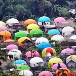 Melihat Sensasi Omah Domes Pelangi dari Atas Bukit Teletubbies Sensasi Omah Domes Pelangi dari Atas Bukit Teletubbies