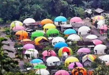 Melihat Sensasi Omah Domes Pelangi dari Atas Bukit Teletubbies Sensasi Omah Domes Pelangi dari Atas Bukit Teletubbies