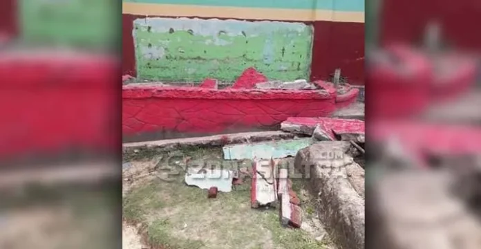 Dinding Taman Sekolah Ambruk, Empat Murid SDN 5 Lasolo Konut Terluka Parah