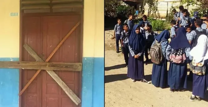 SMP Satu Atap di Kolut Disegel Pemilik Lahan