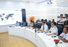 Menkomar Luhut Pantau Gunung Agung Bali via Video Conference Menkomar Luhut Pantau Gunung Agung Bali via Video Conference