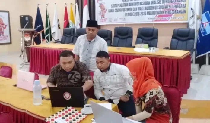 WON-Andre Tunda Penyerahan Syarat Dukungan di KPU