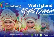 Yang di Sabang, Jangan Lewatkan Weh Island Night Carnival 29 November 2017 Weh Island Night Carnival 2017