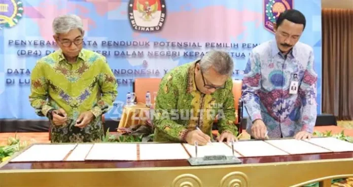 Terima DP4 dan Data WNI Luar Negeri, KPU Harap Data Pemilih Lebih Riil pada Pemilu 2019
