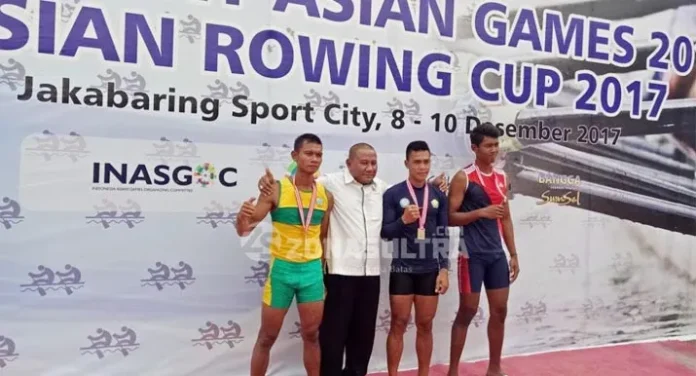 Tim Dayung Sultra Tambah 3 Emas di Kejurnas Dayung