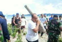 Kerja Bakti di Taipa, Bupati Konut Berang Karena ASN Malas