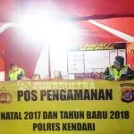Angkat Budaya Lokal, Pos Pengamanan Tahun Baru di Kendari Didekor Mirip Pelaminan Angkat Budaya Lokal, Pos Pengamanan Tahun Baru di Kendari Didekor Mirip Pelaminan