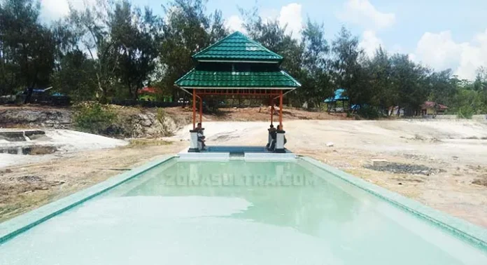 Atasi Kekeringan, Dispar Konut Bangun Kolam Penampung di Wisata Air Panas Wales