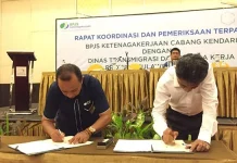 Perkuat Pengawasan Perusahaan di Sultra, BPJS Ketenagakerjaan Gandeng Distransnaker Perkuat Pengawasan Perusahaan di Sultra, BPJS Ketenagakerjaan Gandeng Distransnaker