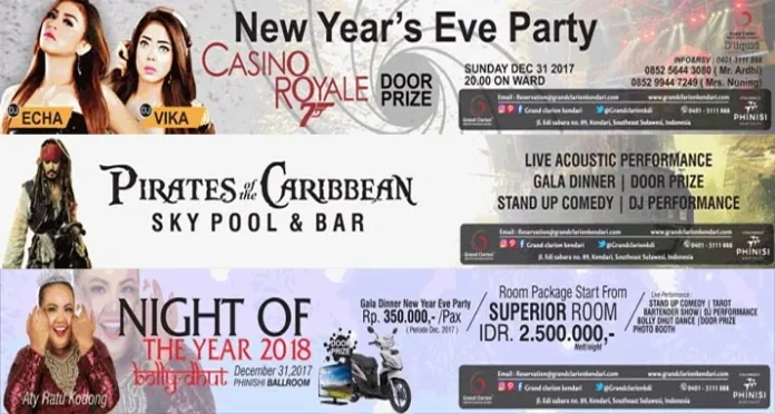Tahun Baru, Grand Clarion Siapkan Event-Event Menarik Ini
