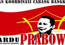 Gardu Prabowo Tolak Dukung Kader PDIP di Pilgub Sultra Gabungan Rakyat Dukung (Gardu) Prabowo Sulawesi Tenggara (Sultra)