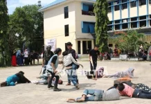 Bela Palestina, Mahasiswa IAIN Kendari Gelar Aksi Teaterikal Bela Palestina, Mahasiswa IAIN Kendari Gelar Aksi Teaterikal