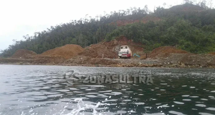 Buka Tutup Garis Polisi Jetty PT Daka di Konut Diprotes