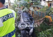 Menyalip, Mobil Warga Konawe Malah Terjun ke Got Menyalip, Mobil Warga Konawe Malah Terjun ke Got