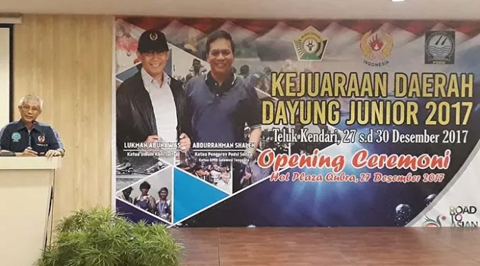 Lukman Abunawas Buka Kejurda Dayung Junior