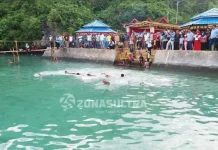 Lomba Renang Antar SKPD di Muna, Kadinsos Ngos-ngosan Lomba Renang Antar SKPD di Muna, Kadinsos Ngos-ngosan