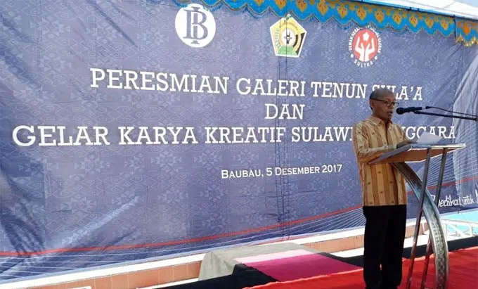 minot BI : Potensi Tenun Sultra Harus Dikembangkan Agar Bernilai Ekonomi