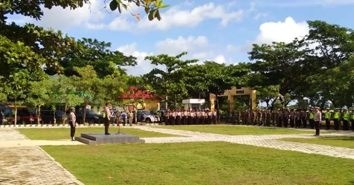 operasi_lilin_muna Jelang Natal dan Tahun Baru, Polres Muna Gelar Apel Pasukan Ops Lilin 2017