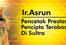 Ir Asrun, Pencetak Prestasi, Pencipta Terobosan di Sultra Profil Asrun