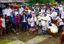 Festival Perang Topat 2017 Hebohkan Pura Lingsar di Lombok Barat Festival Perang Topat 2017
