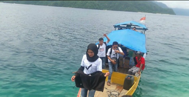 Atasi Data Pemilih, Petugas Coklit Datangi Pulau Kecil di Konut