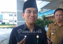 Polemik Pemekaran Lamooso, DPRD: Hanya Persoalan Administrasi Ketua DPRD Kabupaten Konawe Selatan (Konsel), Sulawesi Tenggara (Sultra) Irham Kalenggo