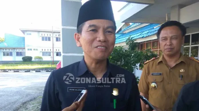 Ketua DPRD Kabupaten Konawe Selatan (Konsel), Sulawesi Tenggara (Sultra) Irham Kalenggo