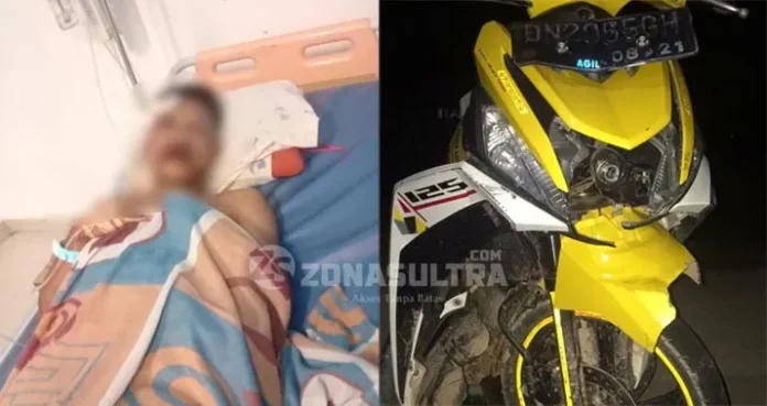 Tabrakan, Tiga Pengendara Motor di Konut Alami Koma