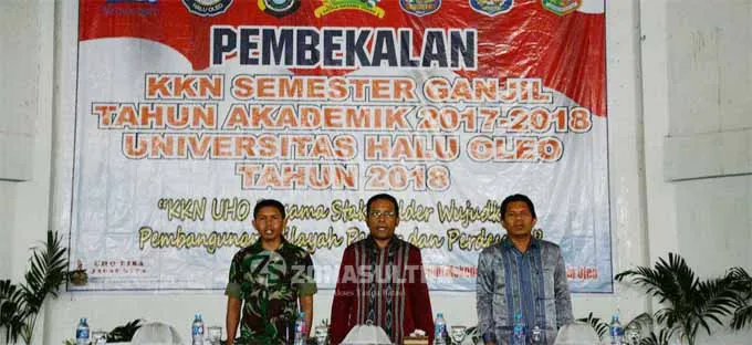UHO_KKN Berikan Bekal Peserta KKN, Rektor UHO Minta Mahasiswa Jaga Nama Baik Almamater
