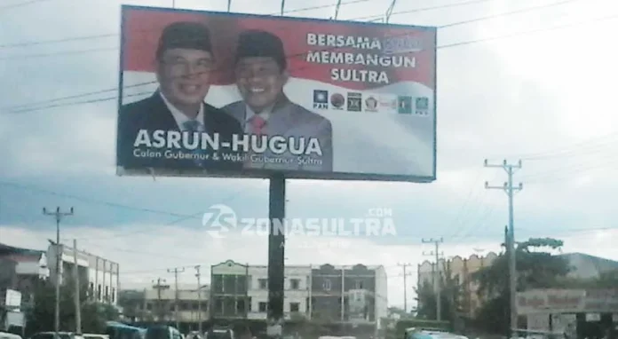 baliho_asrun_ppp DPW PPP Sultra Ultimatum Asrun-Hugua Turunkan Baliho Berlogo PPP