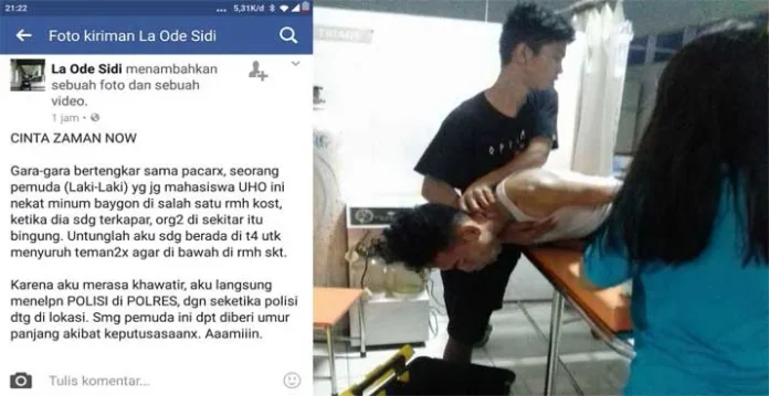 Cekcok dengan Kekasih Pemuda Ini Tenggak Racun Serangga