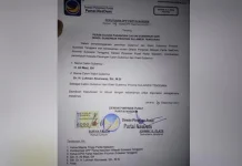 Optimis Koalisi Tercukupi, Surya Paloh Teken Formulir Pendaftaran Aman Optimis Koalisi Tercukupi, Surya Paloh Teken Formulir Pendaftaran Aman