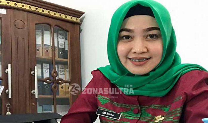 Kepala Bidang Perdagangan, Dinas Perdagangan, Koperasi dan UKM Kota Kendari, Ida Rianti