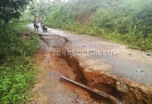 Lagi, Jalan Perbatasan Desa Wisata Tangkeno Nyaris Amblas Lagi, Jalan Perbatasan Desa Wisata Tangkeno Nyaris Amblas