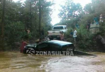 Akses Jalan Tedubara Menuju Pising di Kabaena Terputus Akses Jalan Tedubara Menuju Pising di Kabaena Terputus