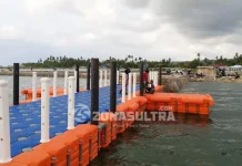 Dispar Wakatobi Bangun Jety Apung untuk Kapal Yacht Dispar Wakatobi Bangun Jety Apung untuk Kapal Yacht