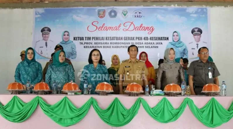 Desa Adaka Jaya Wakili Konsel Lomba KB-Kes Tingkat Provinsi