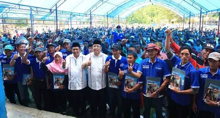 Kunjungi Latoma, Pasangan Asrun-Hugua Janji Perbaiki Infrastruktur Jalan