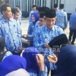 Hari Terakhir Pimpin Apel, Lukman Abunawas Pamit Hari Terakhir Pimpin Apel, Lukman Abunawas Pamit