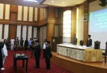 Hado Hasina Resmi Jadi Pj Wali Kota Bau-bau Hado Hasina Resmi Jadi Pj Wali Kota Bau-bau