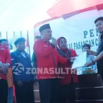 Siap Tarung di Pilbup Konawe, Berlian-Murni Daftar ke KPUD Siap Tarung di Pilbup Konawe, Berlian-Murni Daftar ke KPUD