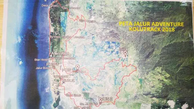 peta Kolaka Utara Gelar One Day Trail Adventure