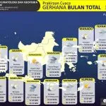 Gerhana Bulan, Wilayah Sultra Berawan Hingga Hujan Ringan Gerhana Bulan, Wilayah Sultra Berawan Hingga Hujan Ringan