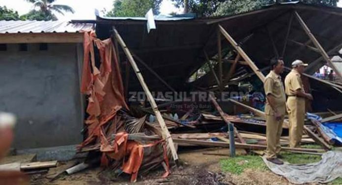 Puting Beliung di Konkep, Belasan Rumah Warga Rusak