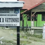 Siswa SMK 1 Watunohu Minta Guru yang Dipecat Kembali Mengajar SMK Negeri 1 Watunohu, Kecamatan Watunohu, Kabupaten Kolaka Utara (Kolut),