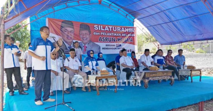 Ridwan Zakariah Ajak Masyarakat Butur Menangkan Asrun-Hugua