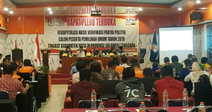 16 Partai Politik di Sultra Dinyatakan Memenuhi Syarat