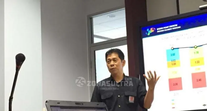 Kepala Badan Pusat Statistik (BPS) Provinsi Sultra Atqo Mardianto