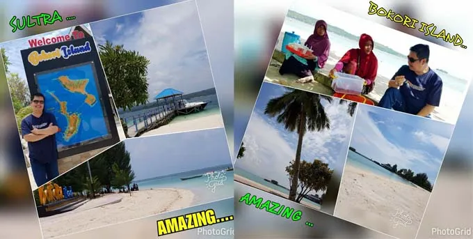 Pj Gubernur Sultra dan Putranya Promosikan Keindahan Sultra Lewat Akun Facebook